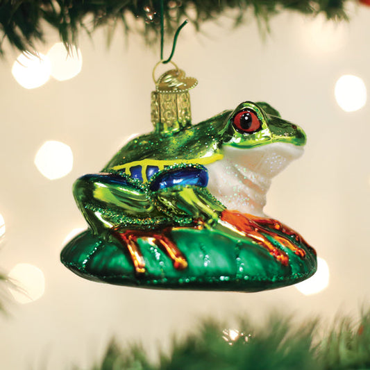 Red-eyed Tree Frog Ornament - Southlake Paws