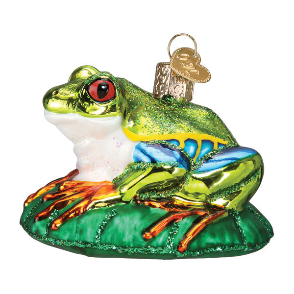 Red-eyed Tree Frog Ornament - Southlake Paws
