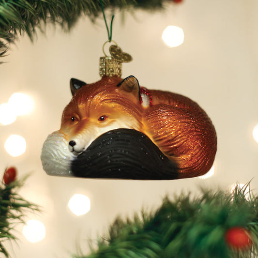 Cozy Fox Ornament - Southlake Paws
