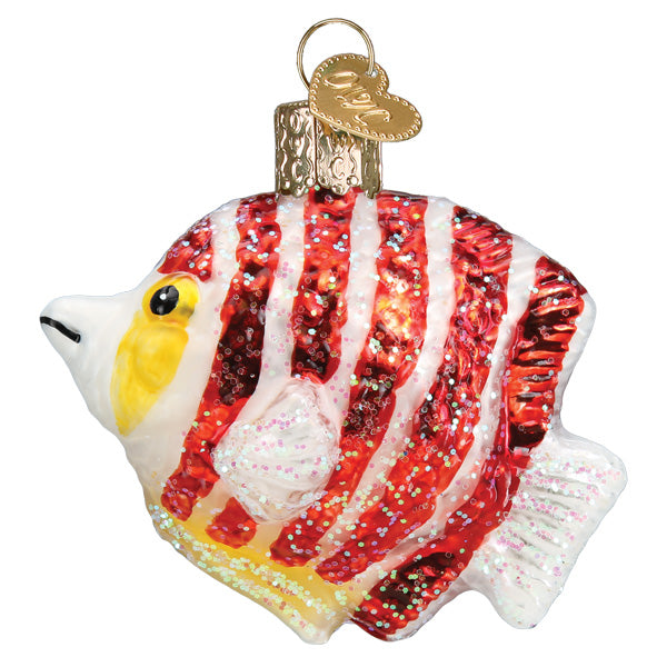 Peppermint Angelfish Ornament - Southlake Paws