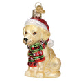 Load image into Gallery viewer, Holiday Yellow Labrador Puppy Ornament - Southlake Paws
