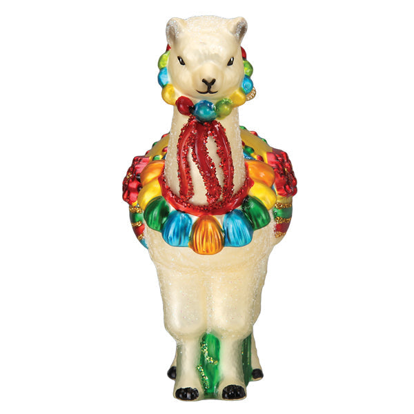 Festive Alpaca Ornament - Southlake Paws