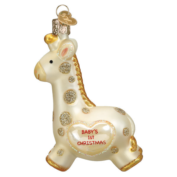 Baby's First Christmas Giraffe Ornament - Southlake Paws