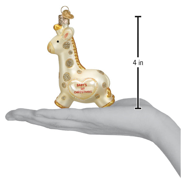 Baby's First Christmas Giraffe Ornament - Southlake Paws