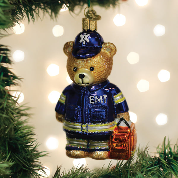 EMT Teddy Bear Ornament - Southlake Paws