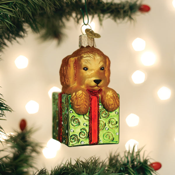 Doodle Puppy Surprise Ornament - Southlake Paws