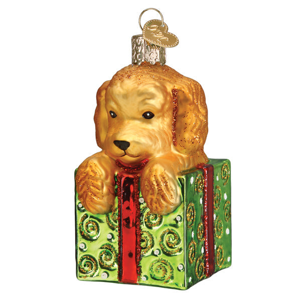 Doodle Puppy Surprise Ornament - Southlake Paws