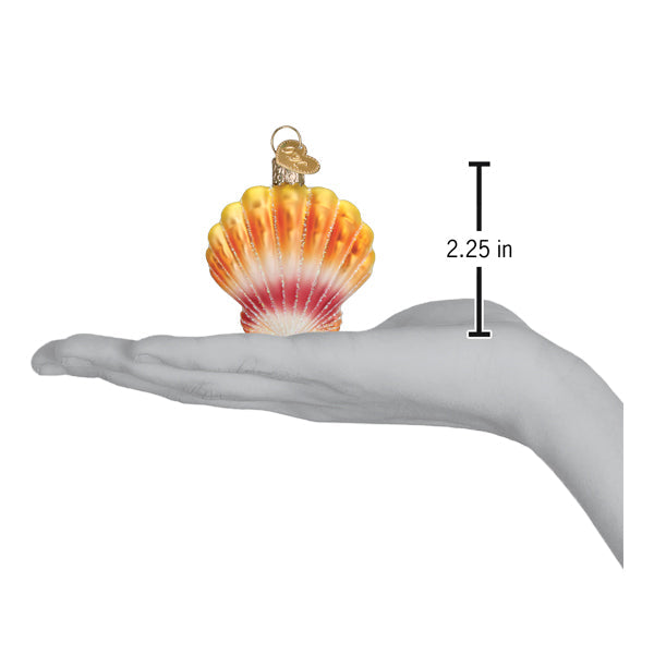 Sunrise Shell Ornament - Southlake Paws