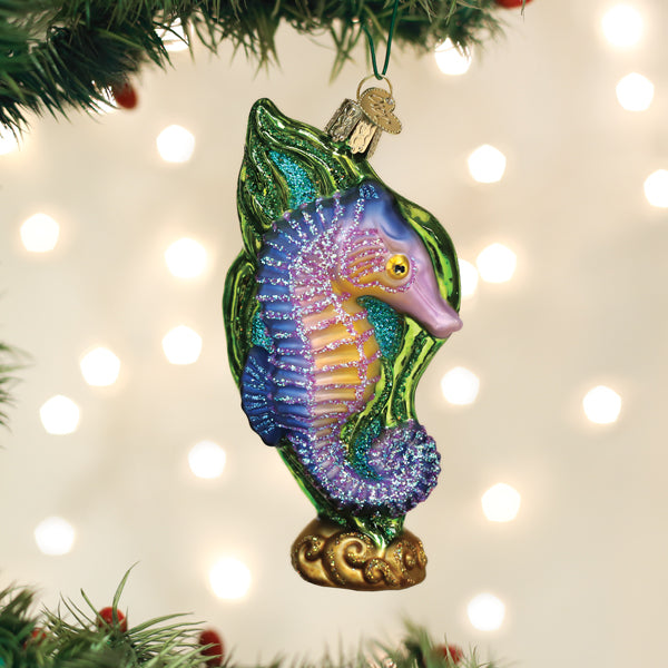 Bright Seahorse Ornament - Southlake Paws