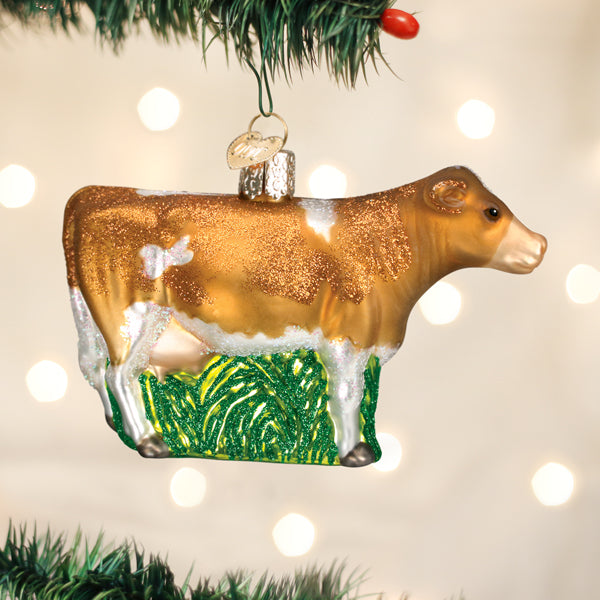 Brown Dairy Cow Ornament - Southlake Paws