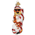 Load image into Gallery viewer, Chester Cheetah On Candy Cane Ornament - Southlake Paws
