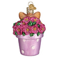 Load image into Gallery viewer, Kitten In Flower Pot Ornament - Southlake Paws
