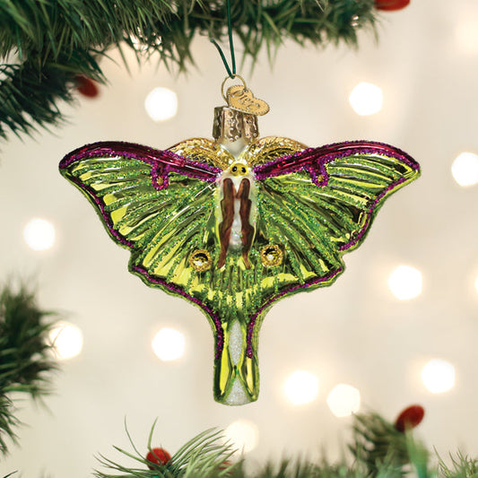 Luna Moth Ornament - Southlake Paws