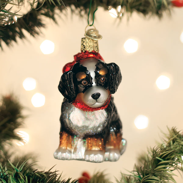 Bernedoodle Puppy Ornament - Southlake Paws