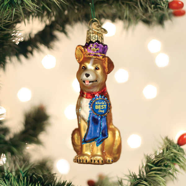 World's Best Dog Ornament - Southlake Paws