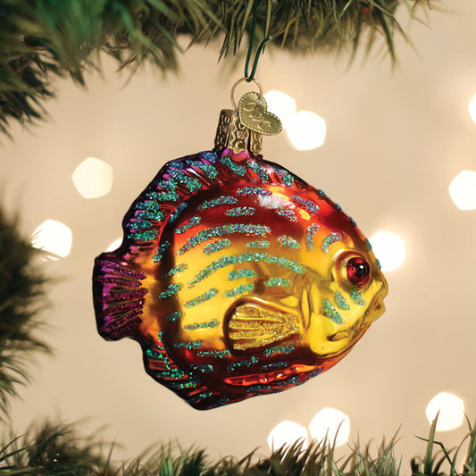 Discus Fish Ornament - Southlake Paws