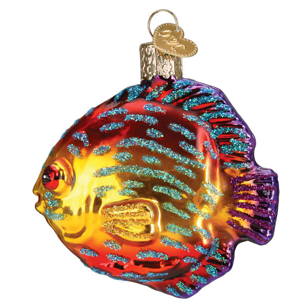 Discus Fish Ornament - Southlake Paws
