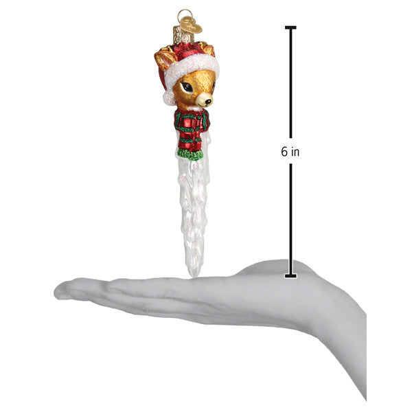 Reindeer Icicle Ornament - Southlake Paws