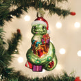 Load image into Gallery viewer, Santa Snake Ornament - Southlake Paws
