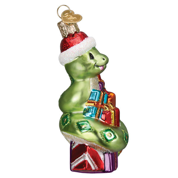 Santa Snake Ornament - Southlake Paws