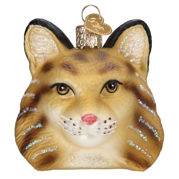 Bobcat Head Ornament - Southlake Paws
