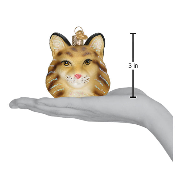 Bobcat Head Ornament - Southlake Paws