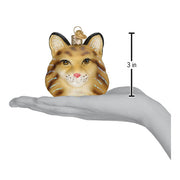 Bobcat Head Ornament