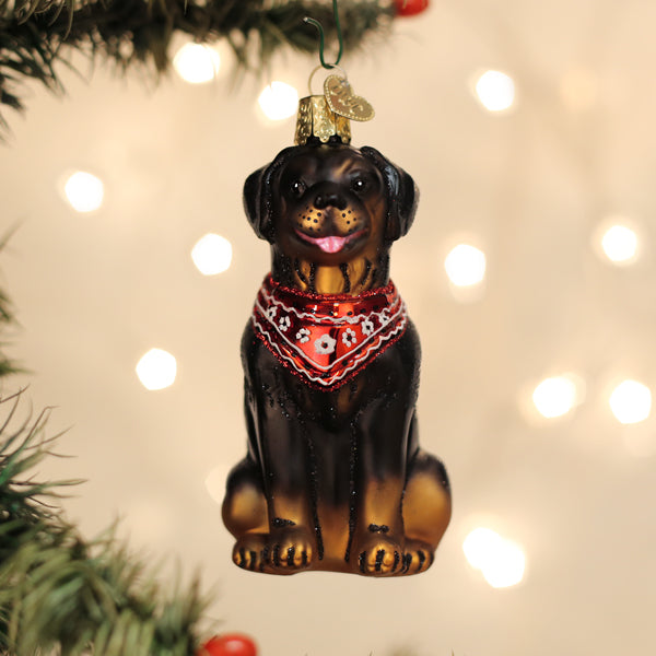 Rottweiler Ornament - Southlake Paws