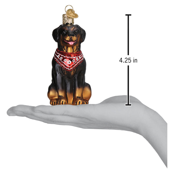 Rottweiler Ornament - Southlake Paws
