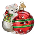 Load image into Gallery viewer, Playful Christmas Mouse Ornament - Southlake Paws
