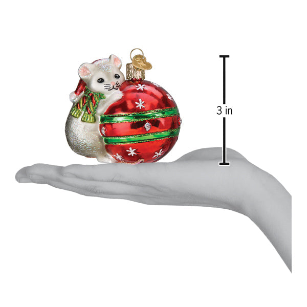 Playful Christmas Mouse Ornament - Southlake Paws