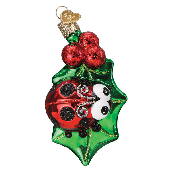 Holly Ladybug Ornament - Southlake Paws