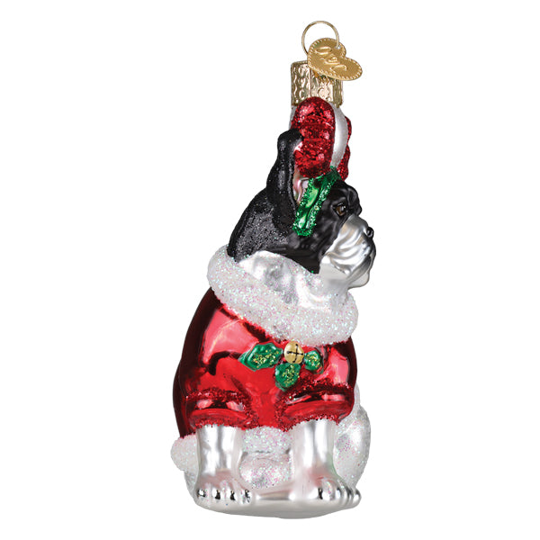 Holiday French Bulldog Ornament - Southlake Paws