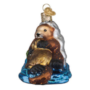 Otter With Pup Ornament