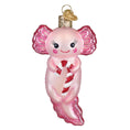 Load image into Gallery viewer, Axolotl With Candy Cane Ornament - Southlake Paws
