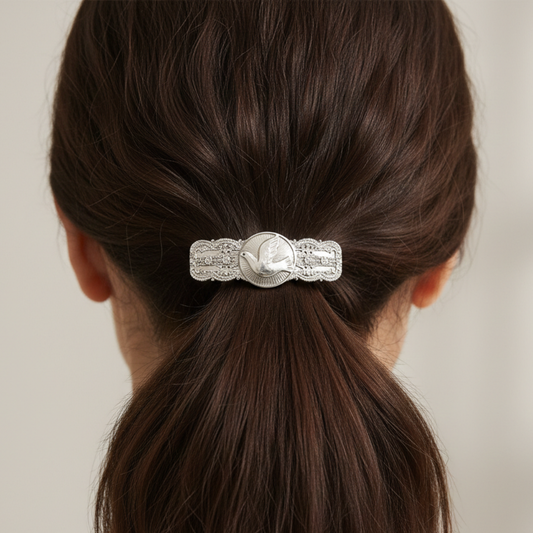 Peace Dove Hair Barrette