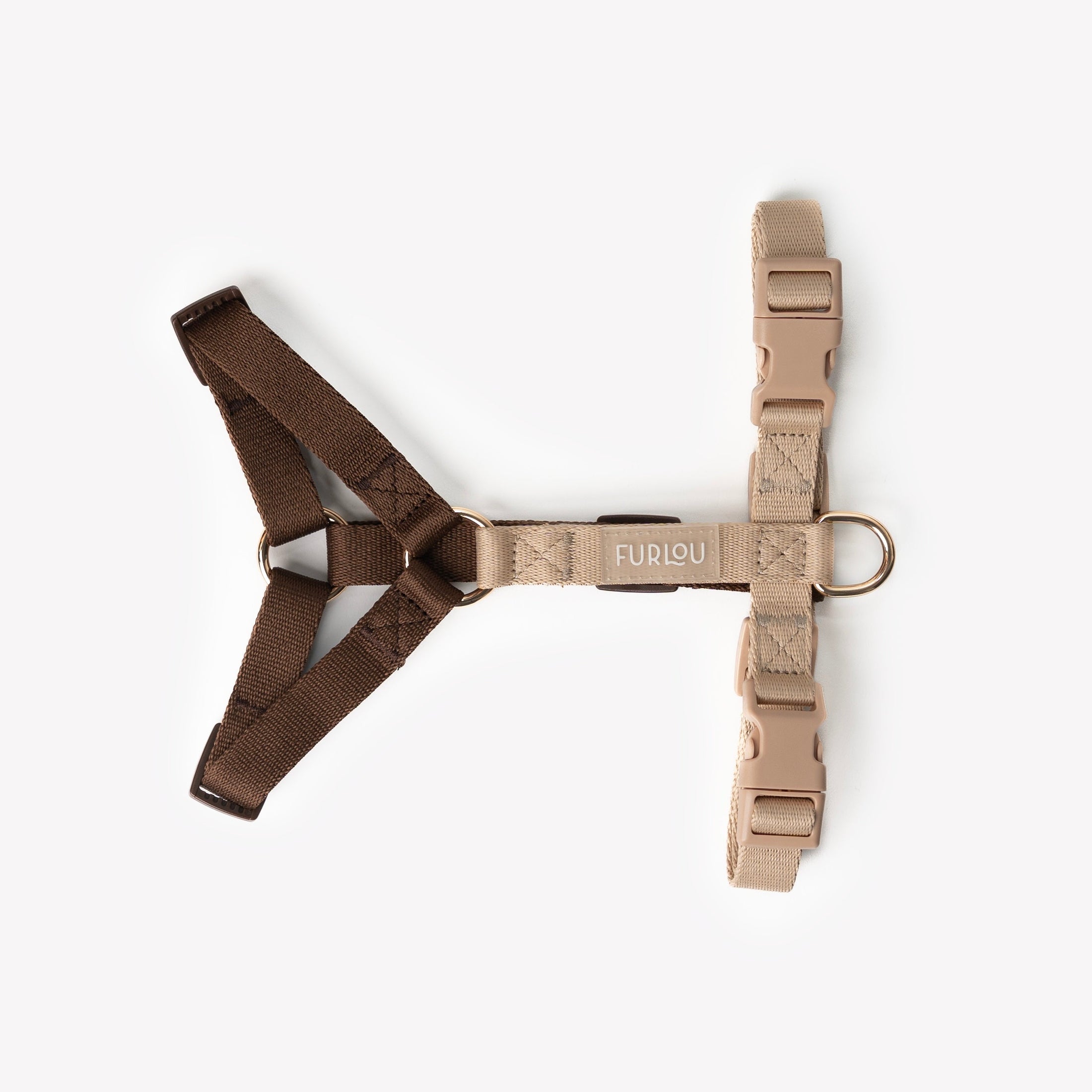 Brown and Tan - Dog Harness 