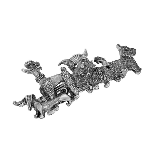 Fab Four-Paws Hair Barrette