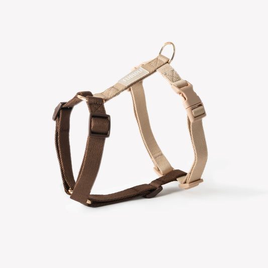 Brown and Tan - Dog Harness 