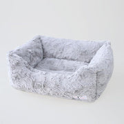 Bella Dog Bed Silver
