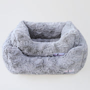 Bella Dog Bed Silver