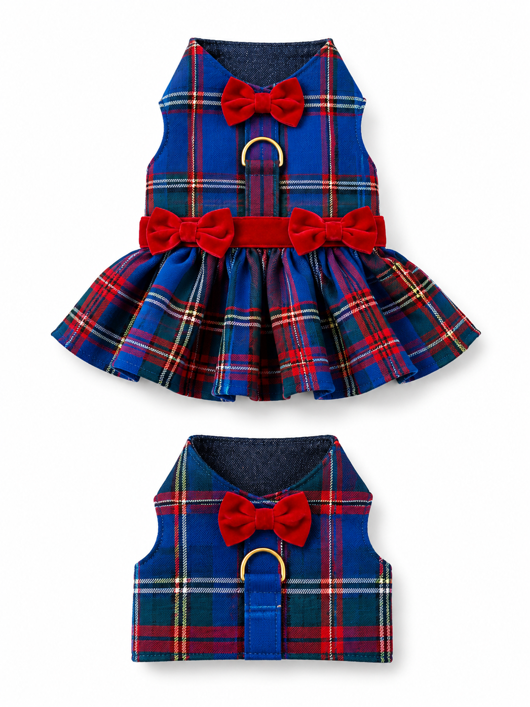 Red/Blue Plaid Dress