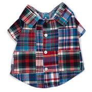 Blue Patch Madras Shirt