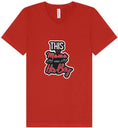 Load image into Gallery viewer, This Mama Loves Her Boy Unisex V-Neck Shirt
