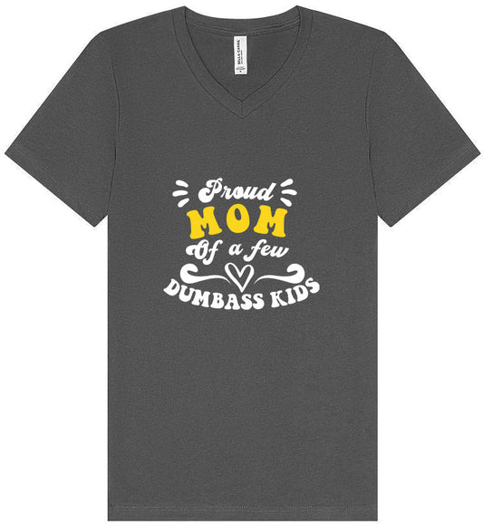 Mom of Dumbass Kids Unisex V-Neck Shirt