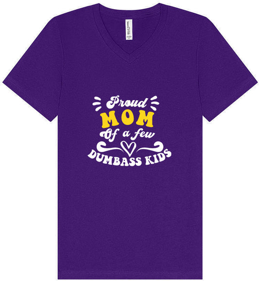 Mom of Dumbass Kids Unisex V-Neck Shirt