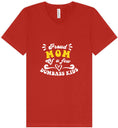Load image into Gallery viewer, Mom of Dumbass Kids Unisex V-Neck Shirt

