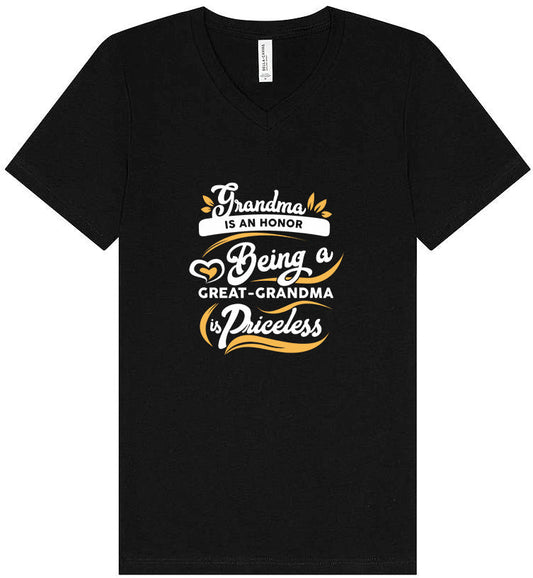 Priceless Great Grandma Unisex V-Neck Shirt