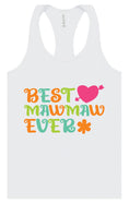 Load image into Gallery viewer, Best Mawmaw Ever Women's Racerback Tank
