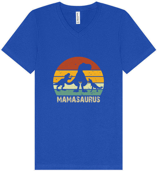 Mamasaurus Unisex V-Neck Shirt